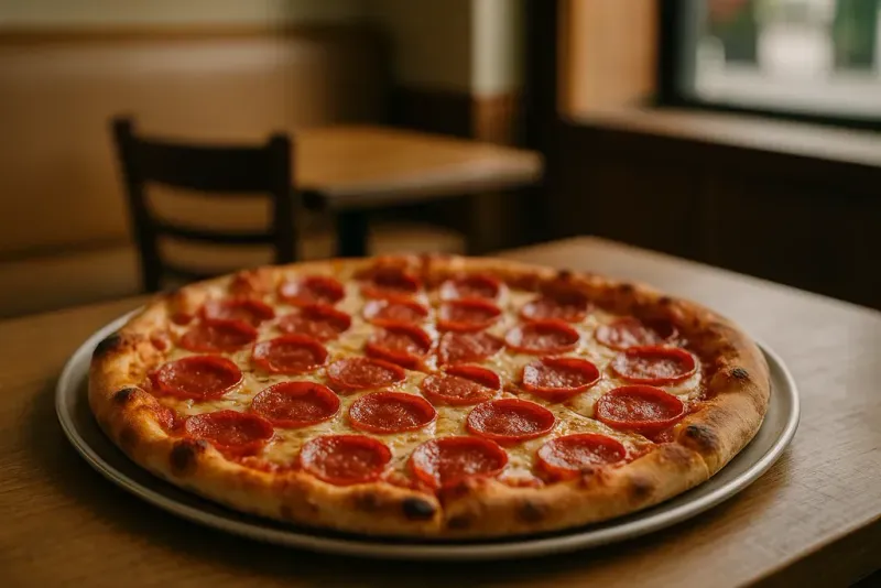 Cozy dining at Amirs Pizza