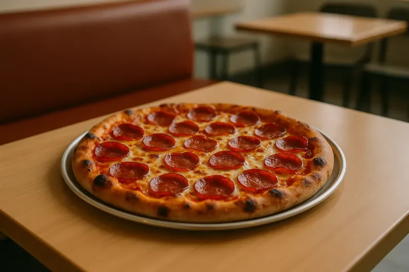 Delicious pizza with privacy in mind