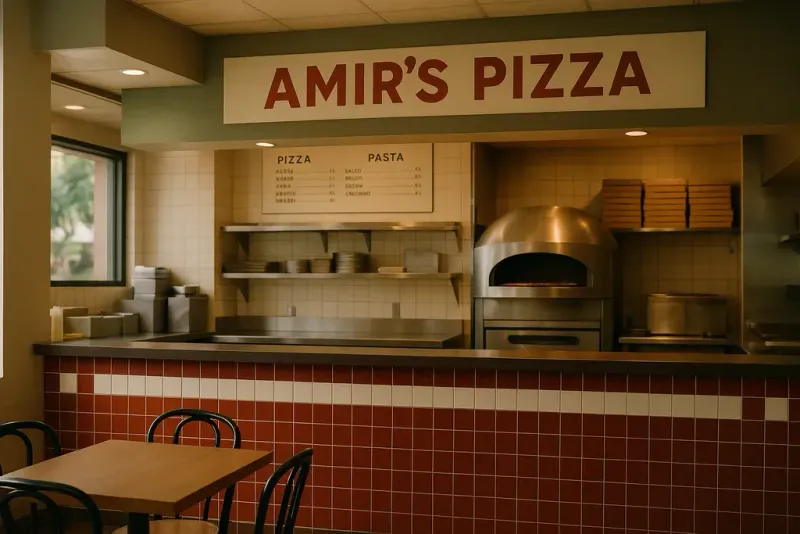 Amirs Pizza location in Manila