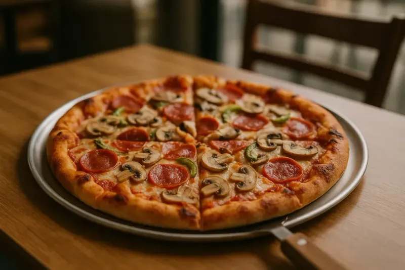 Delicious Pizza from Amirs Pizza