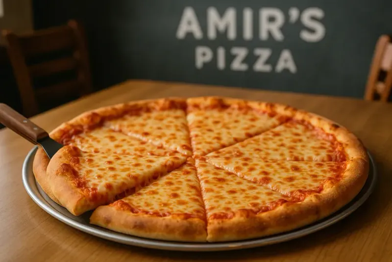 Cheesy Amir's Pizza