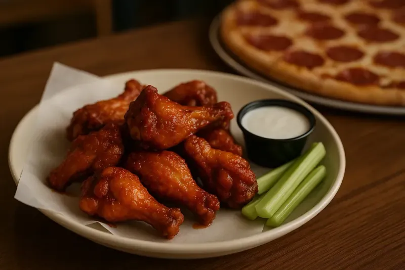 Crispy chicken wings