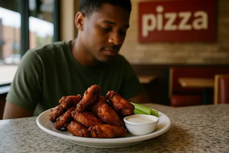 Ordering wings online